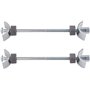 cyclingcolors 2x vis assemblage plan de travail M6 x 65mm étrier relieuse serrage fixation bague plastique ferrure jonction pann