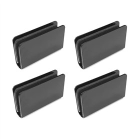 cyclingcolors 4x Contre-pièce loqueteau magnétique pression porte verre acier couche intermédiaire autocollante mousse Vitre Vit