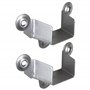 cyclingcolors 2x Equerre taquet de lit support de sommier pour traverse à queue d'aronde en acier 92x29x32mm à visser Raccord Ba