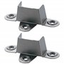 cyclingcolors 2x Equerre taquet de lit support de sommier pour traverse à queue d'aronde en acier 92x29x32mm à visser Raccord Ba