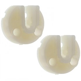 cyclingcolors 2x Support d'arbre de volet roulant pour axe de diamètre 16mm mâle Accesoire Store Fenêtre Fixation Embout Coussin