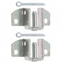 cyclingcolors 2x Support d'arbre de volet roulant à broche pour axe de diamètre 16mm mâle avec goupille fendue anti relevage Acc