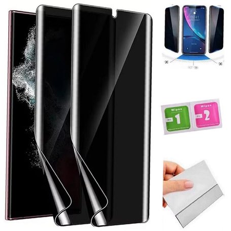 AILIKA compatible avec samsung galaxy note 20 ultra 5g -2 Films Écran Anti-casse Confidentialité renforcée en Hydrogel - Réducti