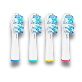 ENS STORE – Têtes de Brosse à Dents Électrique double action – Lot de 16 Recharges Compatibles – Nettoyage Profond