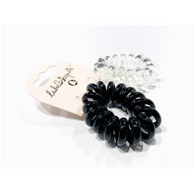 Lulu Castagnette - 2 Élastiques à Cheveux Spirale - Sans Traces - Haute Qualité Durable - Elastiques Ressort XXL - Accessoires p