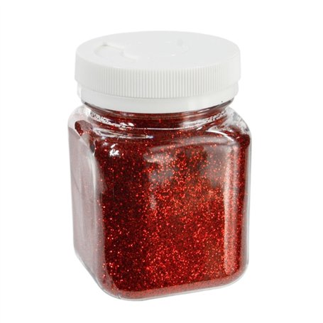 Salière De 115g Paillettes Scintillante - Rouge
