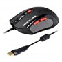 SPIRIT OF GAMER Gaming Mouse Pro-M2 USB / 2400 DPI / 6 Boutons/revêtement Anti-dérapant/Idéal pour Les Jeux Type LOL