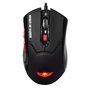SPIRIT OF GAMER Gaming Mouse Pro-M2 USB / 2400 DPI / 6 Boutons/revêtement Anti-dérapant/Idéal pour Les Jeux Type LOL