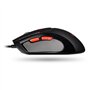 SPIRIT OF GAMER Gaming Mouse Pro-M2 USB / 2400 DPI / 6 Boutons/revêtement Anti-dérapant/Idéal pour Les Jeux Type LOL