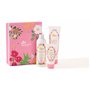 Fleurance Nature- Coffret Rose Délicate Bio- Eau micellaire demaquillante 200ml- Crème hydratante visage 50ml- lait corporel 150