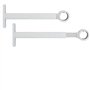 2 Supports muraux Extensibles et réglables pour Barre de Rideaux
