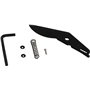Greentech - Lot de 2 Lames de Rechange pour Sécateur de Jardin à Crémaillère - 2 Ressorts - Accessoires de Montage - Lame et Res