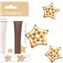 ScrapCooking - 2 Stylos Choco Marron et Blanc - Crayons Alimentaires Pâtisserie - Colorants Décoratifs Comestibles - Écrire & De