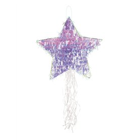 Piñata Etoile irisée 45 cm - Coloré - Taille unique