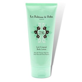 Lait corporel Fleur de Tiaré Aloé Vera La Sultane de Saba Voyage dans les Iles