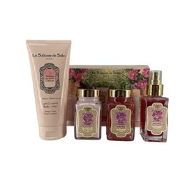 La sultane de Saba - Trousse de soins senteur Rose - Elixir de la mariée 50ml + BBcrème de jour des mariées 100ml + Baume de nui