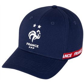 Equipe de France de Football Casquette FFF - 2 étoiles - Collection Officielle Taille réglable