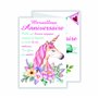 afie 69-3906 Carte 3 Volets Joyeux Anniversaire Fille