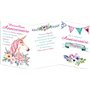afie 69-3906 Carte 3 Volets Joyeux Anniversaire Fille