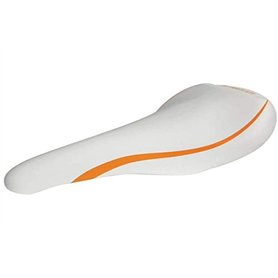 Waterflex WX-SADDLE-W3 - Selle Grand Confort Blanche et Orange - Pour aquabike WR
