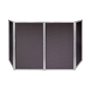 BoomTone DJ Tissu noir extensible en lycra pour habiller un stand DJ 4 panneaux. Compatible avec le BoomTone DJ Façade (non incl