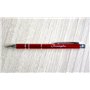 stylo métal rouge