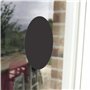 imaggge.COM Autocollants Anti-Collision pour Portes vitrées (Set de 21 Ronds Noirs) - Signalisation - Evitent Les Chocs Contre U
