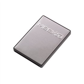 Etui 6 Cartes MeexUp RFID - Porte Carte Rigide Anti piratage CB - Argent Noir