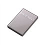 Etui 6 Cartes MeexUp RFID - Porte Carte Rigide Anti piratage CB - Argent Noir