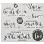 Florilèges Design FDCL216005 Tampon Plastique Transparent 13
