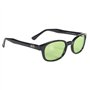 KD's 2016 - Lunettes de soleil sportifs et motards - homme & femme - s'adaptent sous casque moto vélo ski - Verres vert clair UV