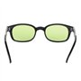 KD's 2016 - Lunettes de soleil sportifs et motards - homme & femme - s'adaptent sous casque moto vélo ski - Verres vert clair UV