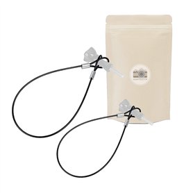 Adaptout X2 Elingue de Sécurité pour GoPro Corde en Acier Cordon de Protection pour Go Pro Hero 1/2/3/3+/4/5/6/7 Marque FRANÇAIS