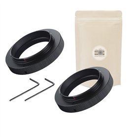 X2 T2 AI ∞ BAGUE D'ADAPTATION OBJECTIF T2 VERS BOITIER COMPATIBLE NIKON AI F Adaptateur 100% Métal MISE AU POINT A L’INFINI Cons