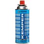 KEMPER - Réchaud à gaz NOMADE INOX 2200W + 4 cartouches gaz Allumage piezo Sécurité insert gaz