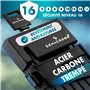 Zenacross - Antivol Vélo Haute Sécurité - Cadenas Résistant en Acier Carbone avec Support - Technologie SteelSecure et 3 clés po