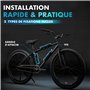 Zenacross - Antivol Vélo Haute Sécurité - Cadenas Résistant en Acier Carbone avec Support - Technologie SteelSecure et 3 clés po