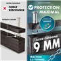 Zenacross - Antivol Vélo Haute Sécurité - Cadenas Résistant en Acier Carbone avec Support - Technologie SteelSecure et 3 clés po