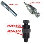 cyclingcolors Mallette Outil REGLAGE Moteur MOBYLETTE MBK 41 51 : ARRACHE Volant MAGNETIQUE 24MM x100 + 26MM x100 + Bloque Pisto