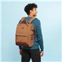 CABAIA - Sac à Dos Adventurer Moscou - Maxi 23L - Déperlant - Compartiment Ordinateur Portable 15" - 2 Poches - Certifié Vegan -
