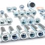 Easyboost Kit de visserie complet 59 vis acier zingué CHC pour MBK Booster Nitro Ovetto Mach-G Stunt Rocket Yamaha Bw's Slider A