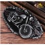 CUSTOMprivé Boucle ceinture ceinturon moto custom type harley universelle pour motards Bikers et Trikers