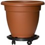 KZ GARDEN - Support à Roulettes Rond diamètre 30 x 7 cm 4 roues - Porte Plante
