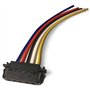 Kit Réparation Connectique avec Faisceau + Résistance de Chauffage Ventilation Climatisation Habitacle compatible pour Peugeot 3