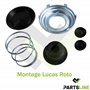 Kit Réparation pour Membrane de Tête de Filtre à Gasoil Diesel avec Montage Lucas Roto (6 broches de fixation)