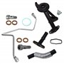 Partsline Kit montage turbo compatible avec moteur 1.6 HDi 110 DV6 - crépine huile tuyau graissage vis banjo