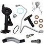 Partsline Kit montage turbo compatible avec moteur 1.6 HDi 110 DV6 - crépine huile tuyau graissage vis banjo