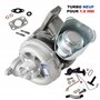 Partsline Turbo avec kit montage (sans retour de consigne) compatible avec Berlingo C2 C3 C4 C5 FOCUS 1007 206 207 3008 307 308 