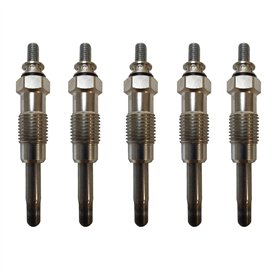 (Lot de 5) Bougie de préchauffage compatible avec 190D 190 d Diesel Turbo W201 W123 W124 T1 Classe G Sprinter = A0001597501 A000