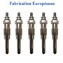 (Lot de 5) Bougie de préchauffage compatible avec 190D 190 d Diesel Turbo W201 W123 W124 T1 Classe G Sprinter = A0001597501 A000